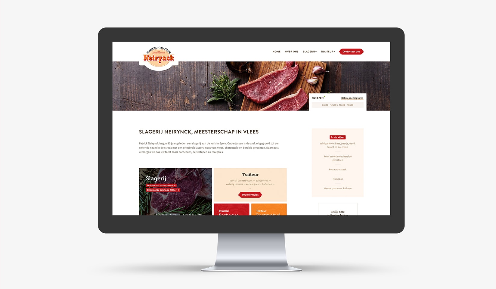 Website home